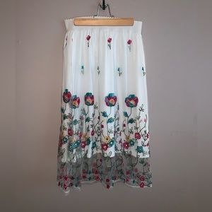 Beautiful skirt with embroidery, by Magic